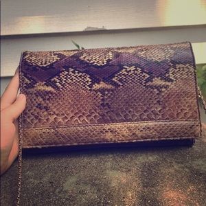 bags by Varon vintage snakeskin purse